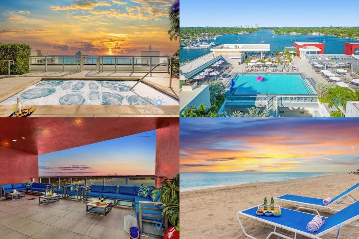 Lx Oasis Beachfront-Rt Infinity Pool هوليوود المظهر الخارجي الصورة